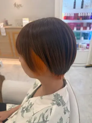 ショート 小林 美月  透明感カラーのヘアスタイル