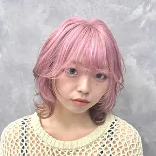 ショート カラー ダメージレスブリーチ RIKU🎨のヘアスタイル