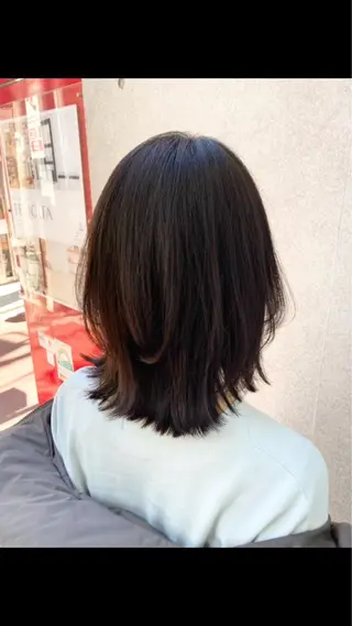 ミディアム 伸びても可愛いカラー 愛甲竜佑のヘアスタイル