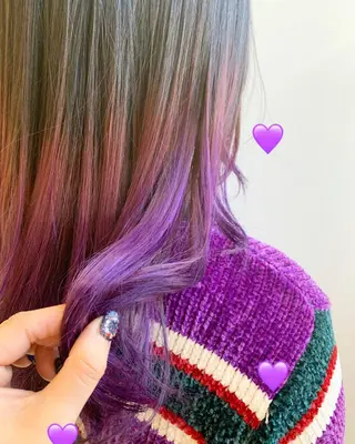 セミロング カラー 新宿駅近♡個室 ♡関口三都季🌜のヘアスタイル