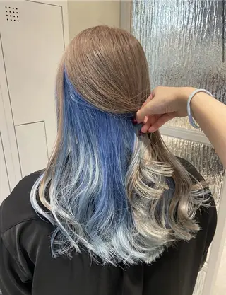 ロング カラー 🎀ブリーチ/透明感 カラー/ななみ🎀のヘアスタイル