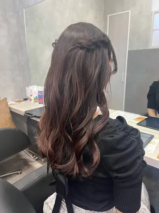 ロング 加藤 碧唯のヘアスタイル