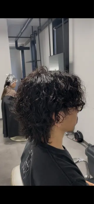 ショート パーマ SYOMA/ 透明感カラー/艶髪のヘアスタイル