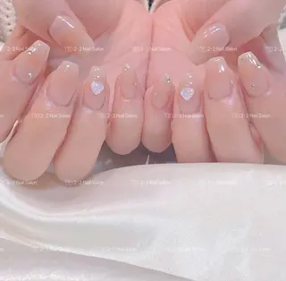 ネイル Shis_🦄shi 韓国風キラキラネイルのネイルデザイン
