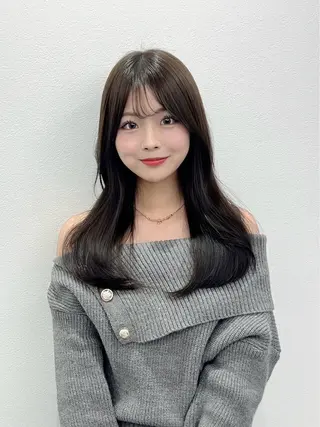 セミロング 韓国レイヤー🩶🌙 Ryoseiのヘアスタイル