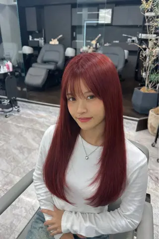 ロング 青山 茂輝のヘアスタイル
