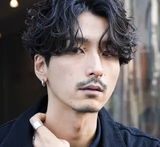 パーマ メンズ fifth park 六反穂 龍介のヘアスタイル