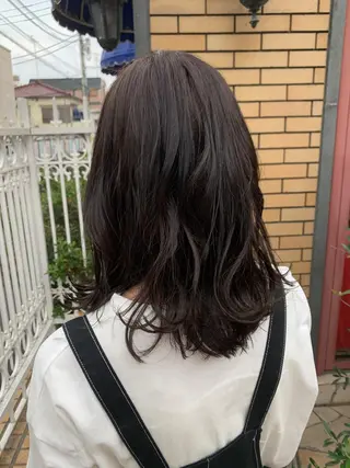 ミディアム 今村 愛美のヘアスタイル
