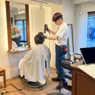 ミディアム カラー しんのすけ /モデルさん募集中のヘアスタイル