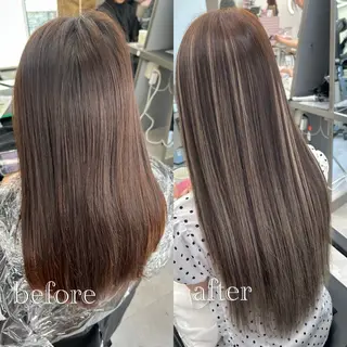 ロング エクステ|カラー| Futaba🎀♡のヘアスタイル