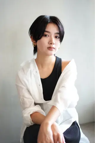 ショート カラー 加賀 千聖 /soigneのヘアスタイル