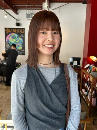 セミロング ORe'S HAIR BE　GLaDまなみのヘアスタイル