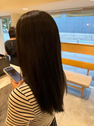 ロング カラー 木村 涼雅のヘアスタイル