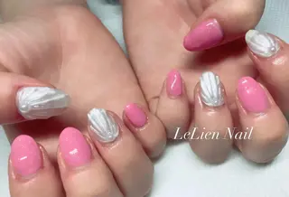 ネイル モチの良さ◉ フィルインネイル♡のネイルデザイン