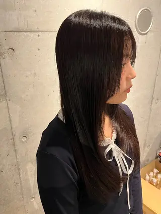 セミロング 大城 統也のヘアスタイル