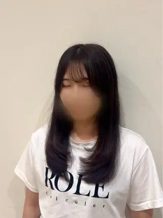 セミロング Riko モデル 募集中のヘアスタイル