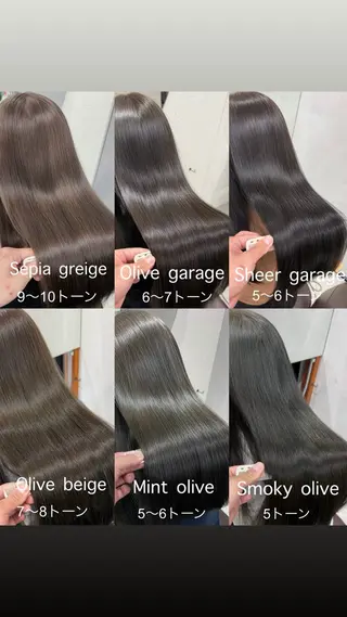 セミロング カラー ヘアアレンジ 大宮/山口 竣也のヘアスタイル