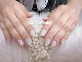 ネイル kao nail マグネット/長さだしのネイルデザイン