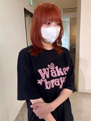 セミロング ナナ 福岡美容室のヘアスタイル