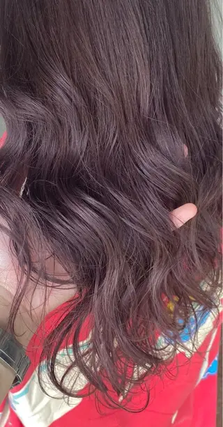 ロング カラー パーマ ヘアアレンジ 🤍透明感カラー🤍 Ryujiのヘアスタイル