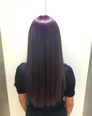 ロング カラー 天野 利咲のヘアスタイル