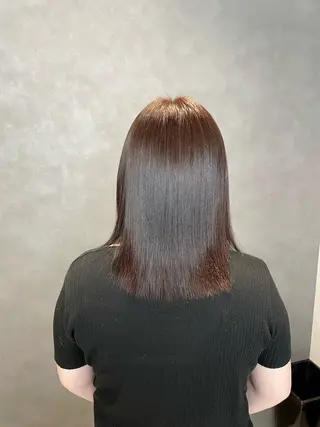 ミディアム nana🎀/ 縮毛/ヘアカラー💖のヘアスタイル