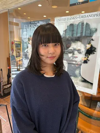 ミディアム 🪐海外hair/パ ーマ/暖色/ミミ🌼のヘアスタイル