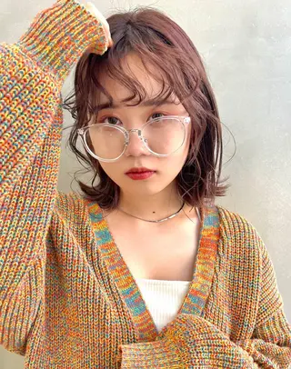 ミディアム カラー 🌼 アユカのヘアスタイル