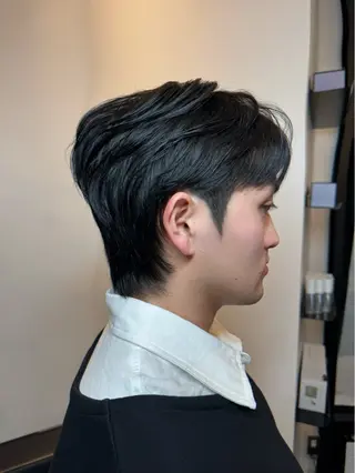 メンズ 韓国式ダウンパーマ 🇰🇷櫻井健のヘアスタイル