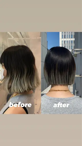 ショート カラー パーマ ヘアアレンジ メンズ キッズ ネイル マツエク・マツパ KANAMI 🌏のヘアスタイル