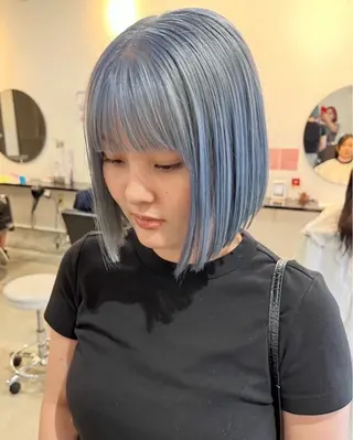 ミディアム LUCK rizunaのヘアスタイル