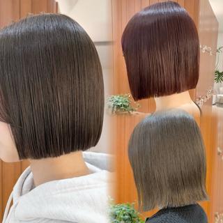 ショート パーマ 渋谷ボブ特化 /田中航平のヘアスタイル