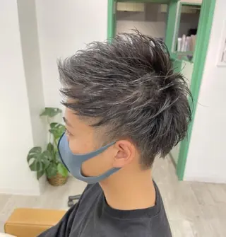 ショート カラー メンズ FUKUSHIMAのヘアスタイル