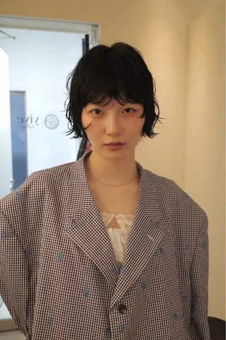 ショート パーマ manami /ショ ート/カットモデルのヘアスタイル