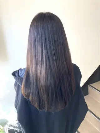 ロング 阿部 雲母のヘアスタイル