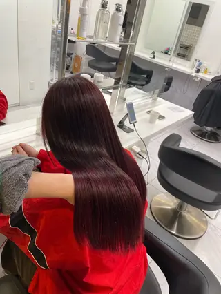 ロング カラー ヘアアレンジ 💗横浜美容室 💗HARUNAのヘアスタイル