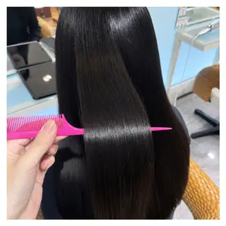 ロング カラー パーマ 髪質改善♡ KUDOUのヘアスタイル