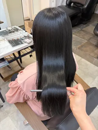 ロング カラー 🥀韓国ヘア🥀 宮津真菜のヘアスタイル