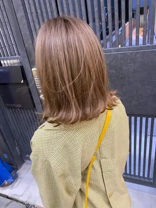 ショート カラー 髪質改善カラー韓国風 レイヤーtudaのヘアスタイル