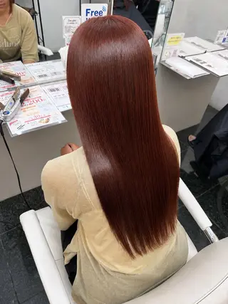 ロング カラー 透明感カラー💎 岩崎美優のヘアスタイル