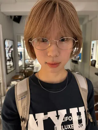 ショート 田中 隼斗のヘアスタイル