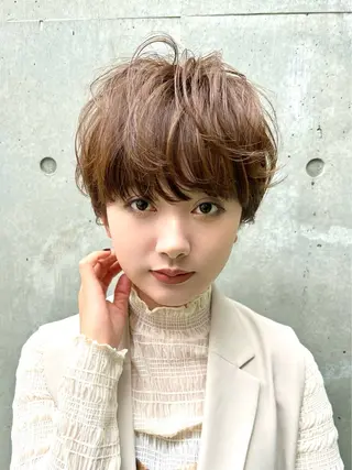 ショート お悩み解決ショート/ 似合わせカット/といのヘアスタイル