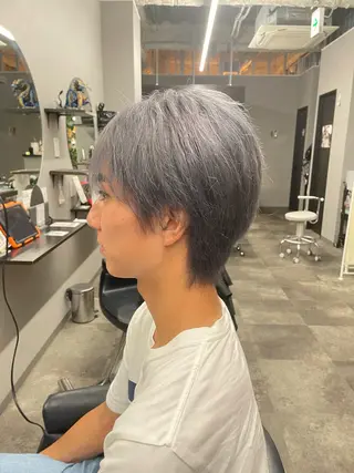 カラー メンズ 🌹ミラクル美容師 🌹ブリーチくっぽのヘアスタイル