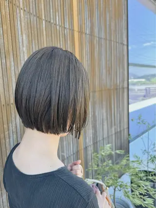 ショート カラー CUTS 東尾道/ 市川聖也のヘアスタイル
