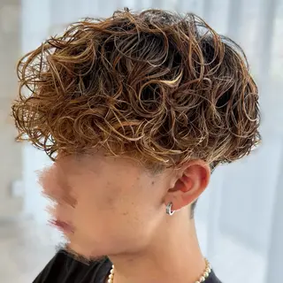 パーマ メンズ 楓🍁毛流れ /フェザーパーマのヘアスタイル