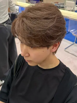 ショート カラー メンズ メンズブリーチ カラーhirokoのヘアスタイル