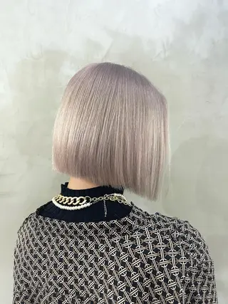 ショート カラー ハッシュカット/ハイ トーン/HIROKIのヘアスタイル