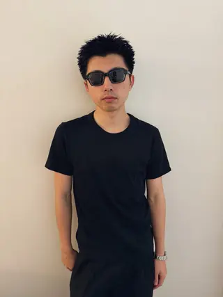 ショート メンズ 難波 晃助のヘアスタイル