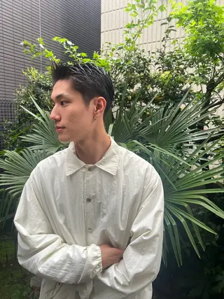 ショート メンズ PERCUT HYUGAのヘアスタイル
