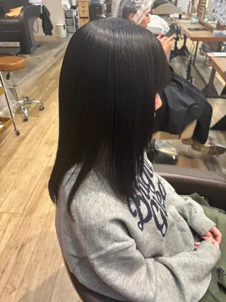ミディアム ゆうこ🍀髪質改善/ ストレート/艶カラーのヘアスタイル